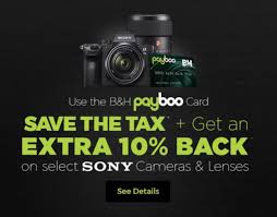 Maybe you would like to learn more about one of these? B H Payboo Credit Card Sony Rumors