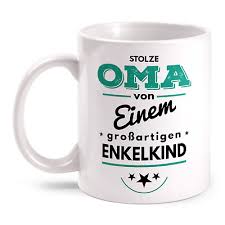 Niemals ich in der vergangenheit so glücklich war. Oma Zwillinge Tasse Spruch Geschenk Idee Geburtstag Weihnachten Geburt Enkelkind