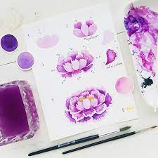 Step Watercolor Tutorials For Beginners