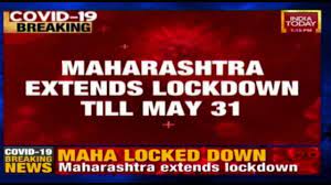Covid curbs will be eased in districts where the case positivity rate is less than ten per cent and occupancy of oxygen beds is less than 40 per cent. Coronavirus Maharashtra Govt Extends Lockdown Till May 31 As Cases Cross 30 000 Mark Youtube