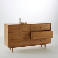 Gebrauchspuren sind da, aber die kommode ist in einem guten. La Redoute Interieurs Vintage Kommode Quilda Mit 6 Schubladen Eiche Kommode Eiche Kommode Vintage Eiche Holz