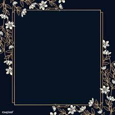 Download Premium Vector Of Empty Floral Frame Design Vector 555577 Frames Design Graphic Frame Design Floral Graphic Design