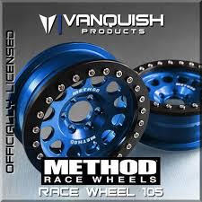 Black And Blue Rims For Trucks Vps07027 Vanquish Method 2 2 Race Wheel 105 Blue Black Anodized Truck Wheels Radio Controlled Cars Vanquish