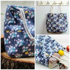This stunning and surprisingly simple free sewing pattern allows you to create a paneled tote that's perfect for showing off grand prints. 35 Fast And Easy Bags To Sew With Free Sewing Patterns Sewcanshe Free Sewing Patterns Tutorials