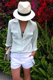 Panama Hat Button Down Shorts This Time Tomorrow Outfits With Hats Fashion Outfit Short