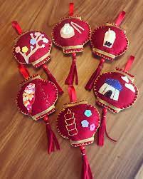 Diy chinese new year lantern | flowers with lantern new year decor. Taiwan Themed Felt Ornaments Chinese New Year Decorations Handmade Chinese New Year Decorations Chinese New Year Crafts Felt Ornaments