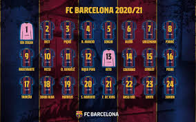 All Barcelona Shirt Numbers Confirmed Braithwaite Takes No 9 Game number in starting lineups: all barcelona shirt numbers confirmed