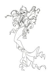 Movies Girls Cartoons Winx Club Mermaid Bloom Coloring Page Mermaid Coloring Pages 520x682 J Mermaid Coloring Pages Fairy Coloring Pages Cartoon Coloring Pages