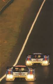 Le Mans 1984 And 1985 Drivers Bob Wollek Alessandro Nannini Lancia Lc2 Le Mans Sports Car Racing Martini Racing