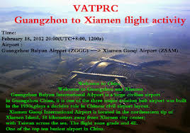 Vatsim Net View Topic China Online Guangzhou To Xiamen