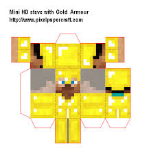 Papercraft Mini Hd Steve With All Armour Minecraft Crafts Minecraft Designs Paper Crafts