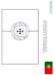 coloriage du drapeau portugal les drapeaux monde sur tete a modeler europe princesse adulte