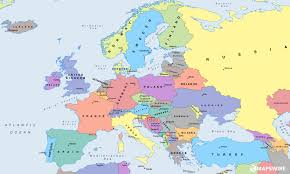 The smallest of all european capitals is the vatican city, which is also the capital of the smallest country in the world. Free Political Maps Of Europe Mapswire Com