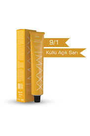 maxx deluxe 9 1 kullu acik sari krem tup boya 60ml fiyati yorumlari trendyol