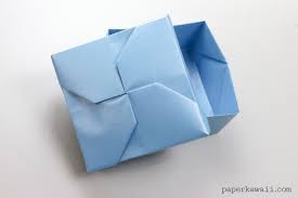 Modular Origami Masu Box Lid Twist Paper Kawaii Modular Origami Fabric Origami Origami