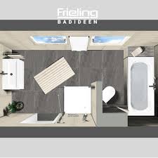 Das Bad Aus Zwei Raumen 3d Planung Vogelperspektive Bad Grundriss Badezimmer Badezimmer Planen