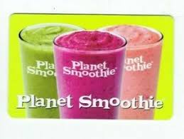 Maybe you would like to learn more about one of these? Planet Smoothie Gift Card Smoothie Restaurant Store No Value I Combine Ebay