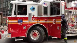 5pcs 1:50 fire vehicle ladder truck model car diecast toy kids gift pull back. New Fdny Engine 8 Responding Firefighternation