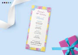 Other options of including chinese dishes, thai cuisine and traditional local. Birthday Dinner Menu Design Template In Psd Word Publisher Illustrator Indesign