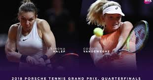 În 2016 la miami, în 2017 la french open şi la beijing. 2018 Stuttgart Highlights Coco Vandeweghe Triumphs Over Simona Halep