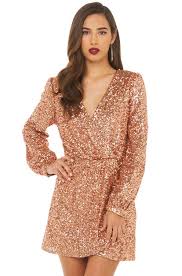 Wild About Tonight Sequin Dress In Rose Gold Nice Dresses Rose Gold Cocktail Dress Rose Gold Sequin Dress