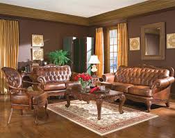 Leather furniture is extremely popular for home decor, this is a great way to add a chic touch to any space. Living Room Brown Leather Furniture Decorating Ideas Home Decoration Design Ideas