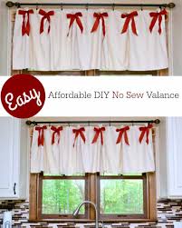 What is a window valance? Easy Affordable Diy No Sew Valance That S Crafty