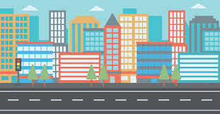 Check spelling or type a new query. Background Of Modern City Clipart Image