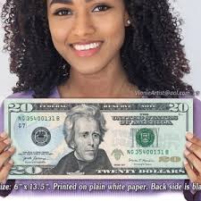 Fake 20 Dollar Bills