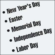 Holiday Hours Scheduled In Advance For Retail Fixtures Close Up Holiday Hours Retail Signs Retail