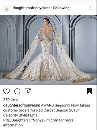 Daughters Of Nonyelum White And Gold Wedding Mermaid Style Wedding Gown Glamourous Wedding Dress Wedding Dress Couture Evening Dresses For Weddings