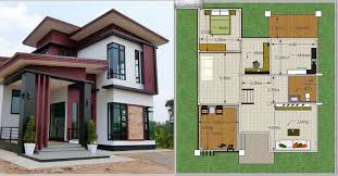 Modern 3 Bedroom Single Detached House Detached House Two Storey House Plans Modern Mansion