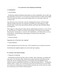 Check spelling or type a new query. Teks Rekaman Percobaan Tentang Pembuata Tape Singkong Bioteknologi