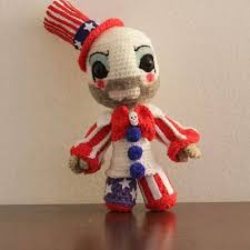 Captain Spaulding Sackboy Crochet Geek Amigurumi Doll Crochet Animals