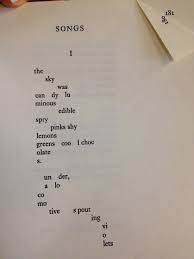 The Sky Was Candy Luminous E E Cummings Words Visual Poetry Text