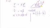 Introduction To The Hat Matrix In Regression Youtube