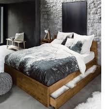 Dans le rayon linge de maison venez découvrir des milliers de produits «linge de lit adulte» à prix réduits. Laredoute Be Lit Pin Massif Brosse Lunja House Frame Bed Bed Storage Minimalist Bed Frame
