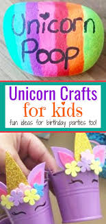 Easy Birthday Crafts For Kids Unicorn Crafts For Kids Cute Easy Diy Unicorn Craft Ideas Clever Diy Ideas Kids Crafts Summertime Craft Projects For Kids Unicorn Crafts