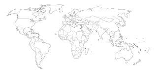 Mapa Del Mundo Para Colorear