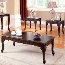 Fleur De Lis Living Corington 3 Piece Coffee Table Set Wayfair 3 Piece Coffee Table Set Coffee Table Coffee And End Tables