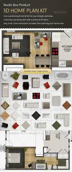 3d Home Plan Kit Mockup Psd Graphicdesign Productmockup Bestdesignresources Home Design Software 3d Home Design Software House Plans