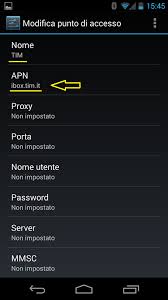 Gli apn, sono l'abbreviazione di access point name e sono dei punti di accesso messi a ma vediamo ora come configurare gli apn tim su android ma prima di procedere, ricorda che se non. Come Configurare Apn Internet Con Tim Su Android Jelly Bean 4 3 Nexus Telefoninostop