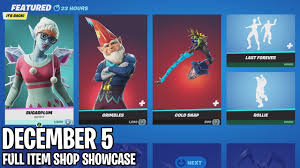 If you would like to see. December 5 2020 Fortnite Item Shop Fortnite Battle Royale Youtube