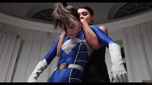 Power Ranger Girl vs Hot Villain 