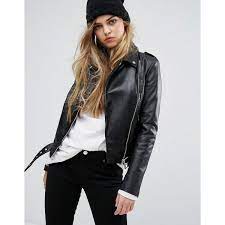 Muubaa Argal Leather Biker Jacket 330 Liked On Polyvore Featuring Outerwear Jackets Black Mo Distressed Leather Jacket Real Leather Jacket Biker Jacket
