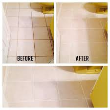 How I Transformed My Bathroom Floors For Under 12 With Images Cleaning Bathroom Tiles Bathroom Flooring Clean Bathroom Floor