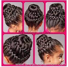 Double Crown Braid With Donut Bun Tutorial Hair Styles Kids Braided Hairstyles Kids Hairstyles