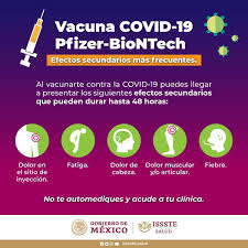 La empresa biontech reveló hace poco los efectos secundarios que mostraba su producto durante las pruebas realizadas en voluntarios. Facebook