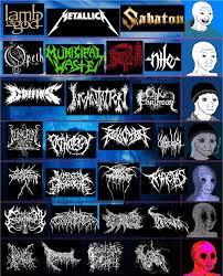 Use this logo generator from placeit to create a unique design that represents your brand in the eyes of everyone. Illegible Band Logos Iceberg Metalmemes
