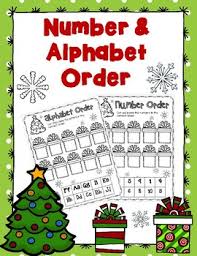 Say you sort the numbers 1 through 12. Christmas Alphabet Number Order By Learning Palace Tpt